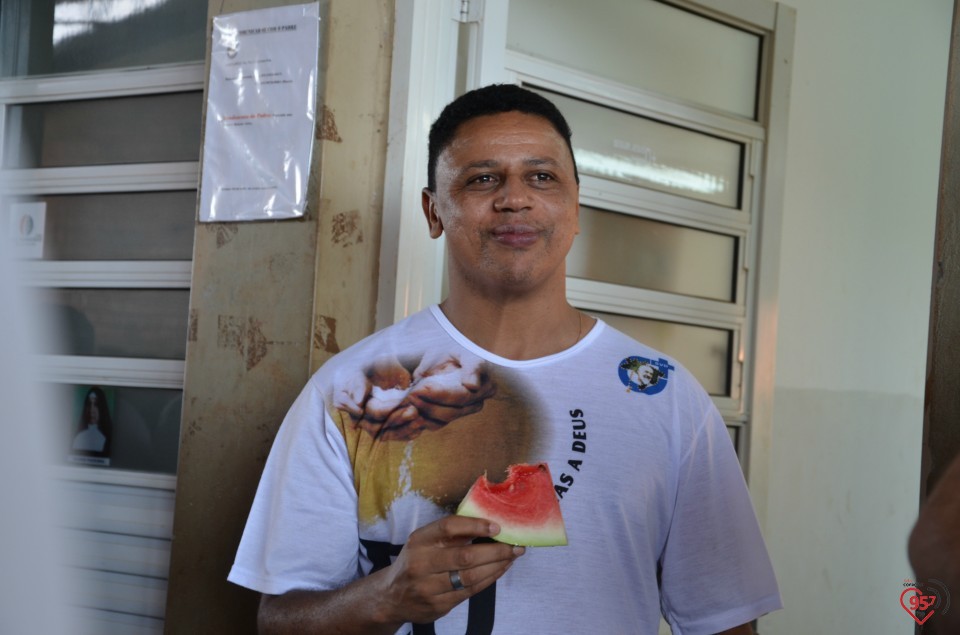 No santuário Pe. Pio, participantes embarcam para o 16°acampamento Sênior