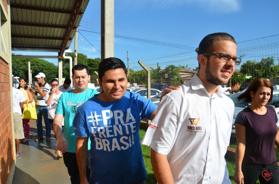 No santuário Pe. Pio, participantes embarcam para o 16°acampamento Sênior