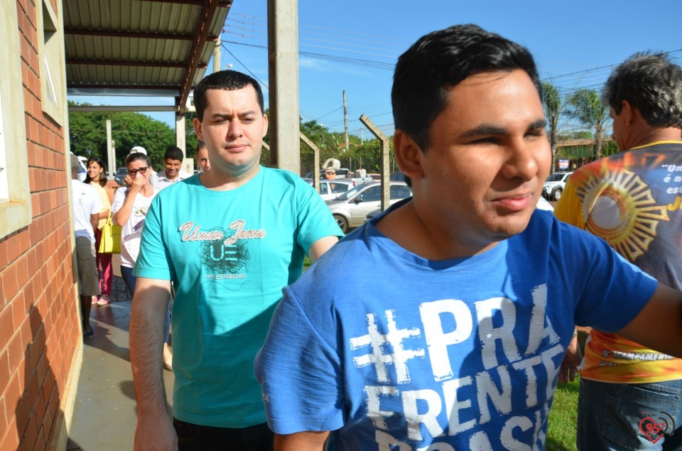 No santuário Pe. Pio, participantes embarcam para o 16°acampamento Sênior
