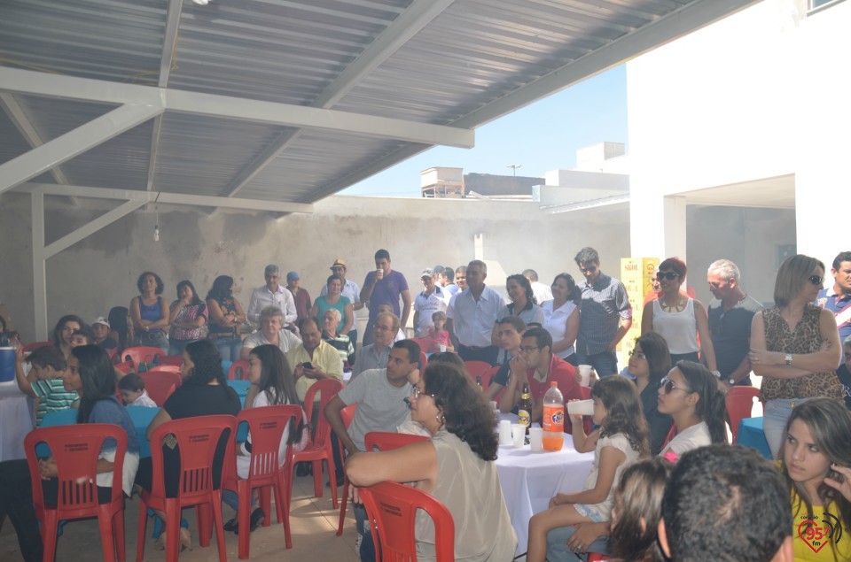 Osmar Caires inaugura edificío em homenagem ao pai, Joaquim Caires