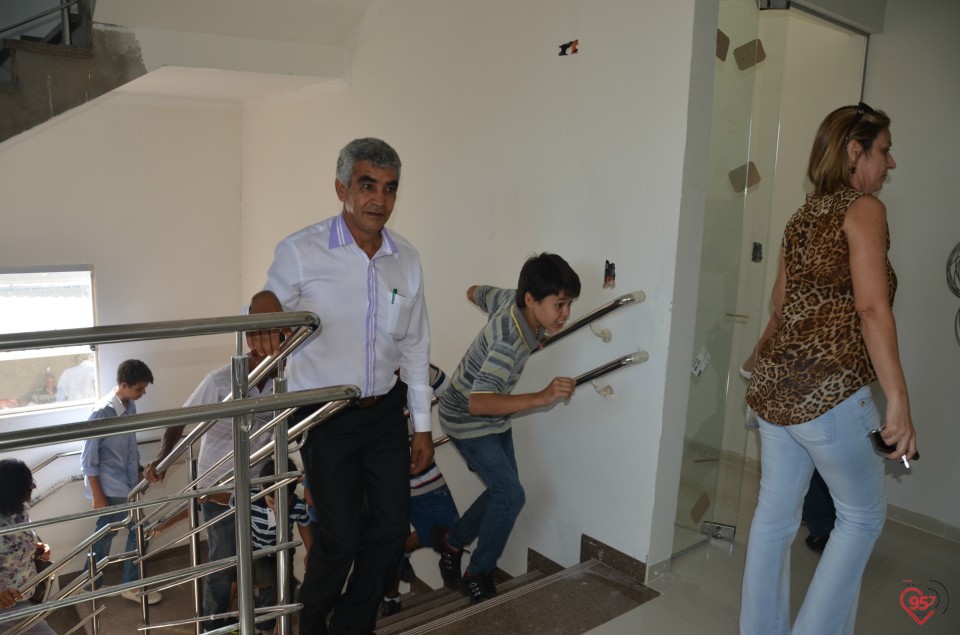 Osmar Caires inaugura edificío em homenagem ao pai, Joaquim Caires
