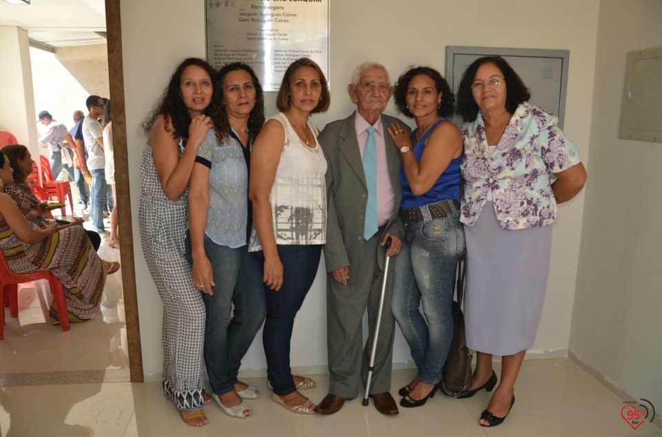 Osmar Caires inaugura edificío em homenagem ao pai, Joaquim Caires