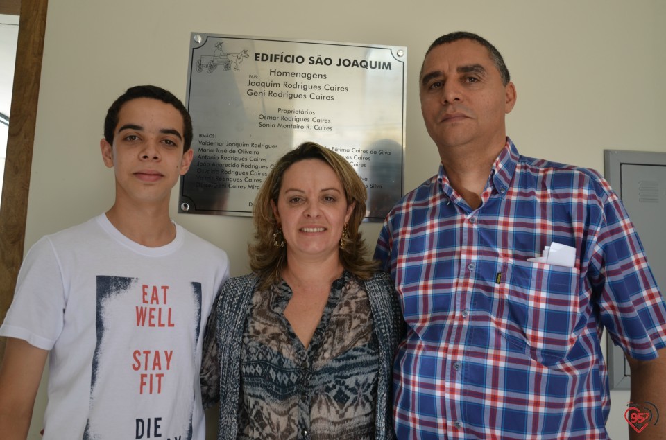 Osmar Caires inaugura edificío em homenagem ao pai, Joaquim Caires