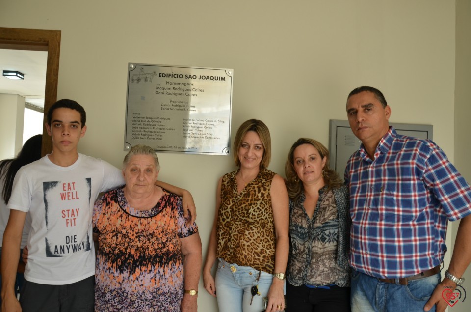 Osmar Caires inaugura edificío em homenagem ao pai, Joaquim Caires