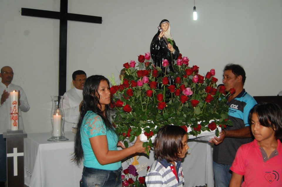 Missa alusiva a padroeira Santa Rita de Cássia