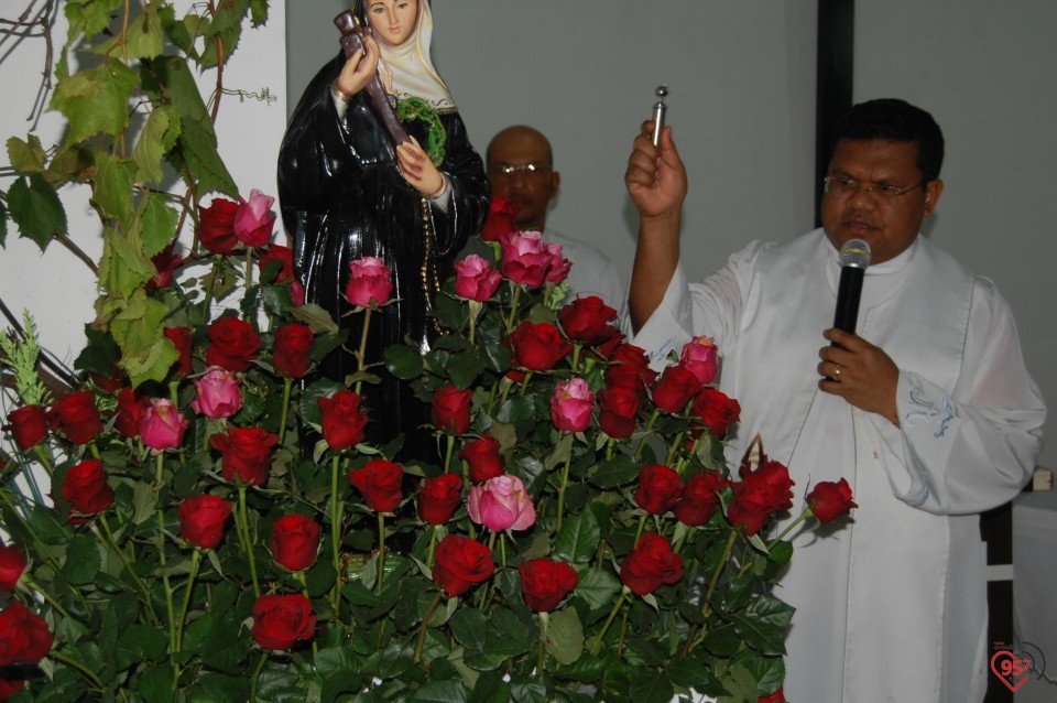 Missa alusiva a padroeira Santa Rita de Cássia