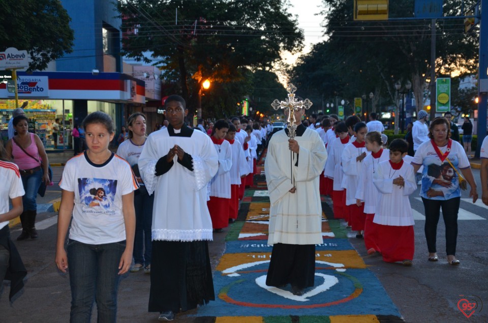 Celebração de Corpus Christi em Dourados