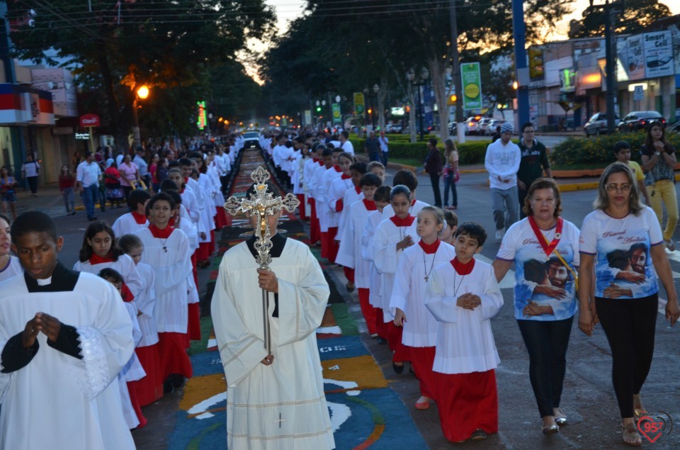 Celebração de Corpus Christi em Dourados