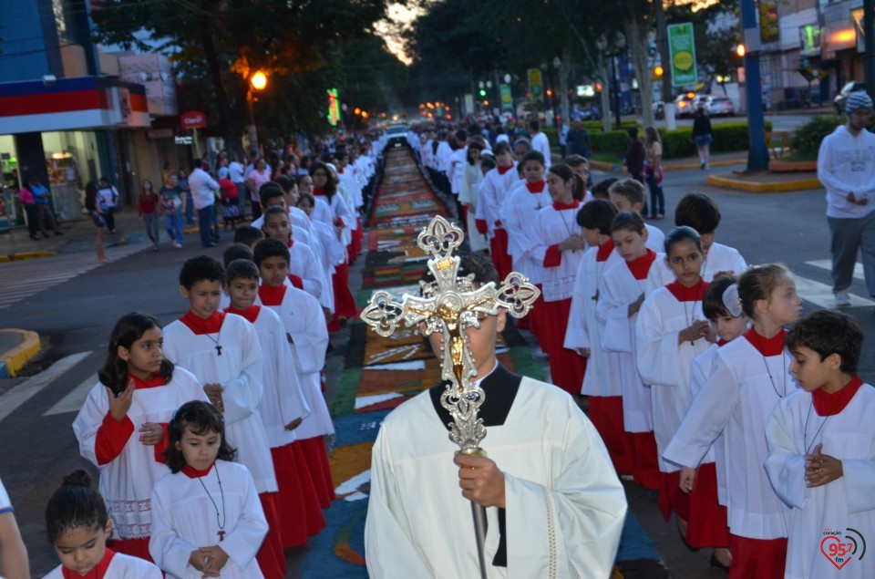 Celebração de Corpus Christi em Dourados