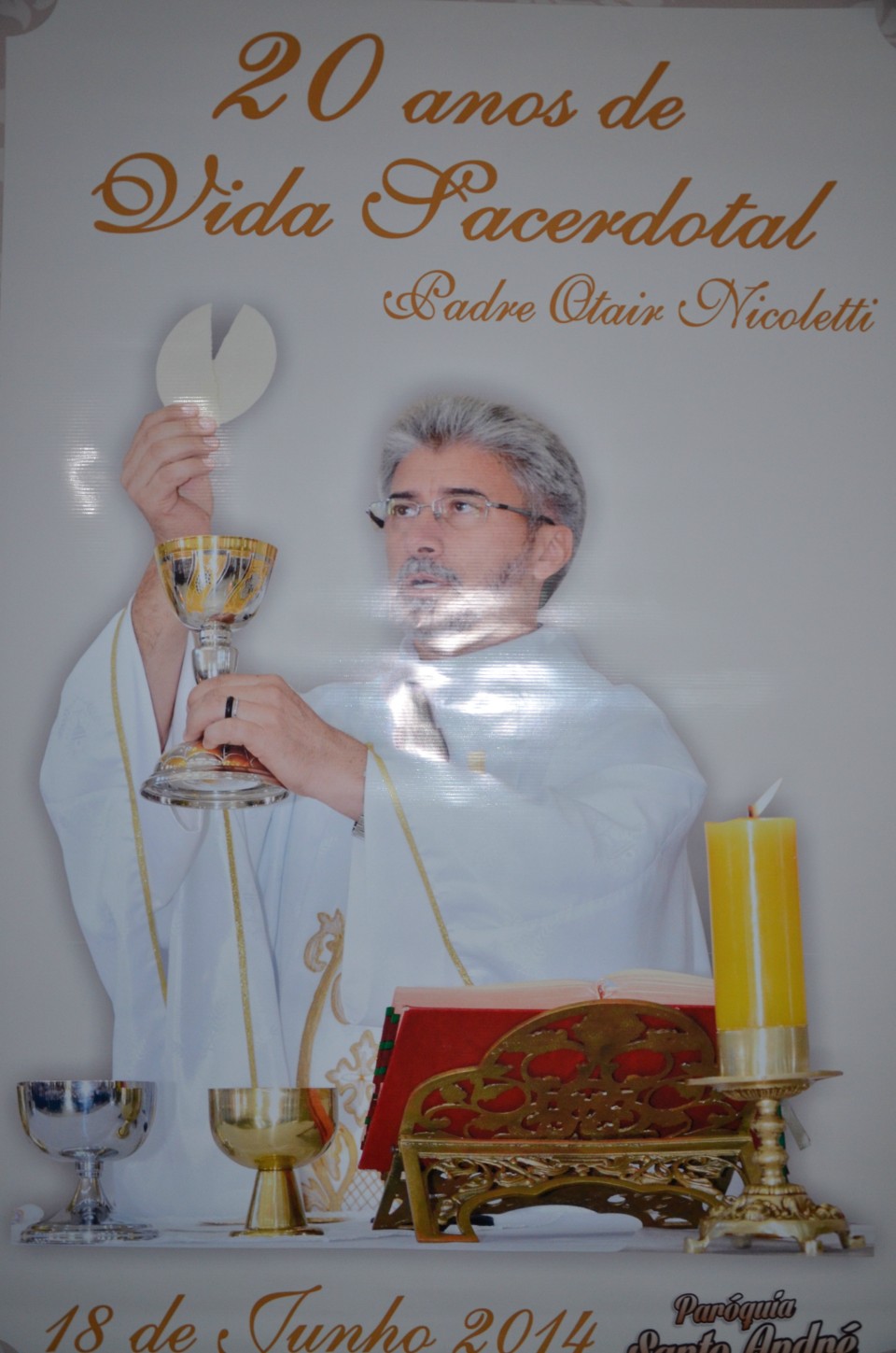 Padre Otair : 20 anos de sacerdócio com muitas homenagens