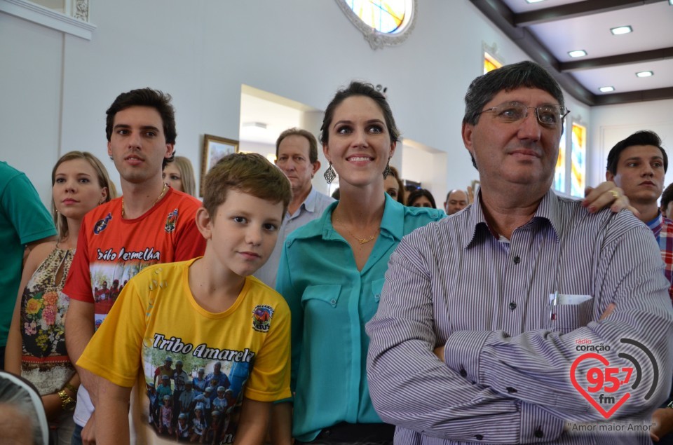 Dom Redovino celebra inauguração da nova igreja em Laguna Carapã