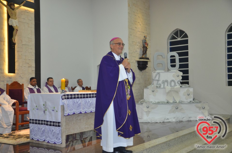 Missa de ação de graças pelos 60 anos da paróquia São Pedro