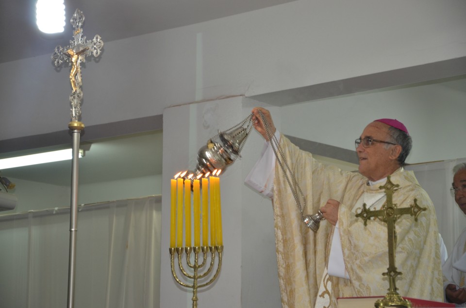 Celebração da missa do 'Lava-Pés' na Catedral