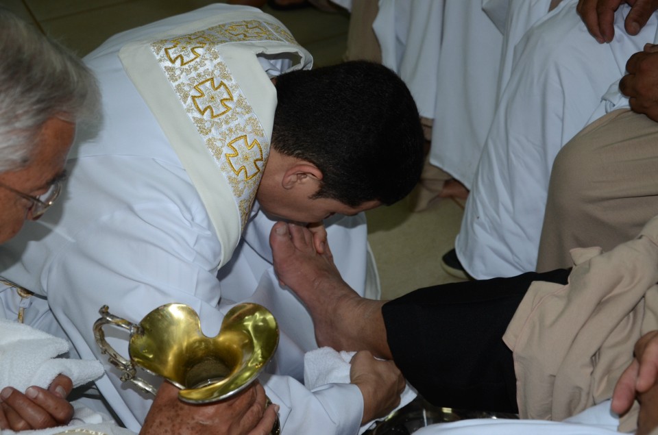 Celebração da missa do 'Lava-Pés' na Catedral