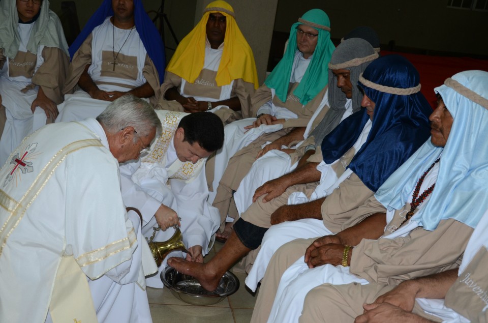 Celebração da missa do 'Lava-Pés' na Catedral
