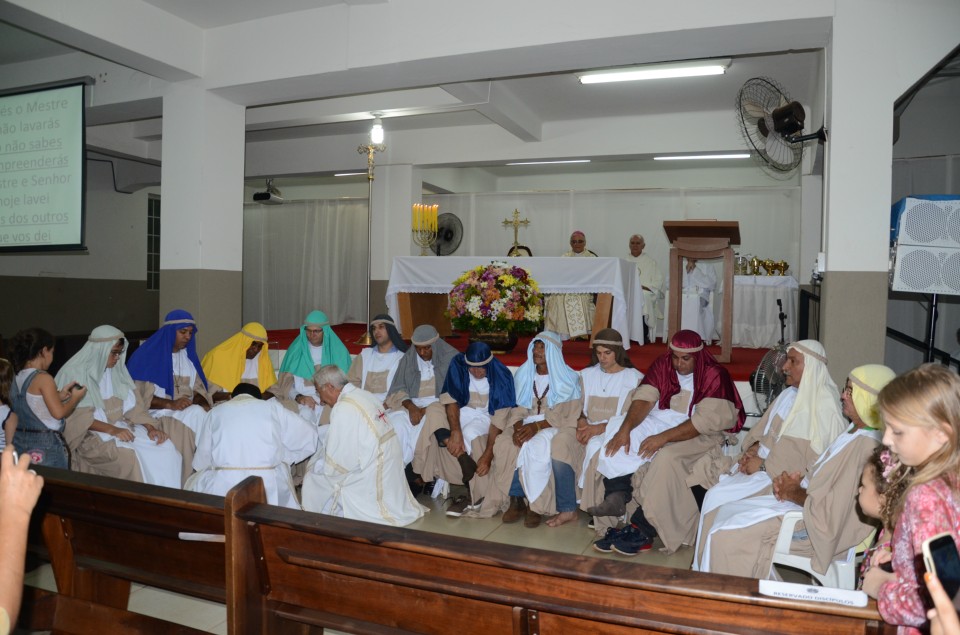 Celebração da missa do 'Lava-Pés' na Catedral