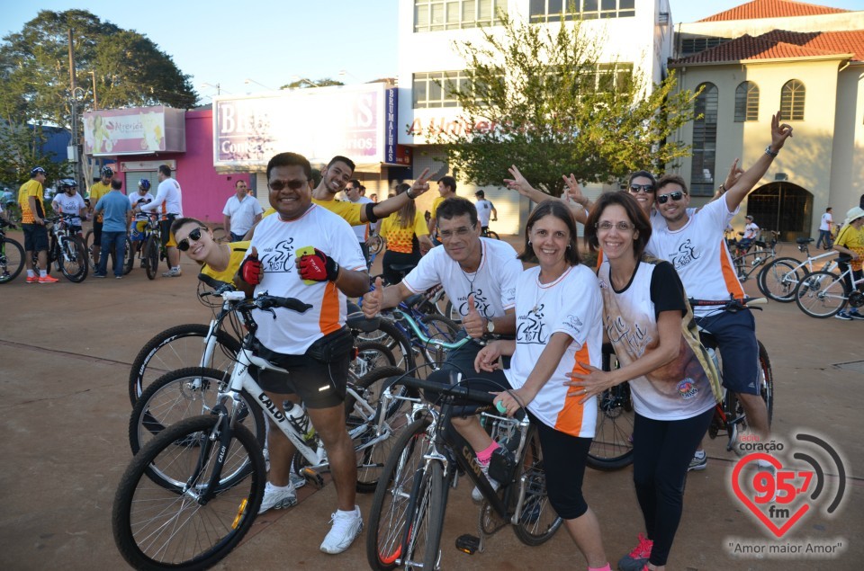 3° Pedal Cristo reúne centenas de ciclistas em Dourados