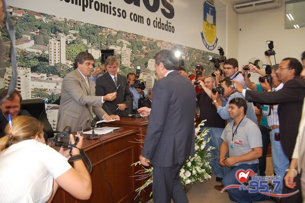 Posse do novo prefeito de Dourados. Veja as fotos