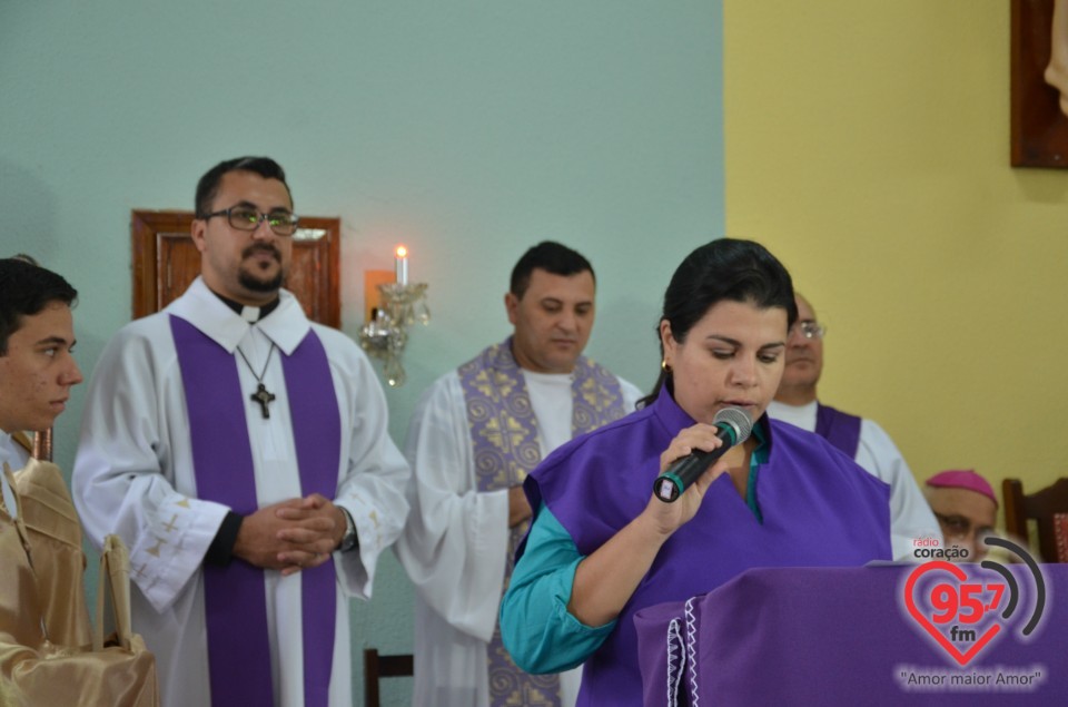 Inauguração de paróquia e posse do Pe. Paulino em Caarapó