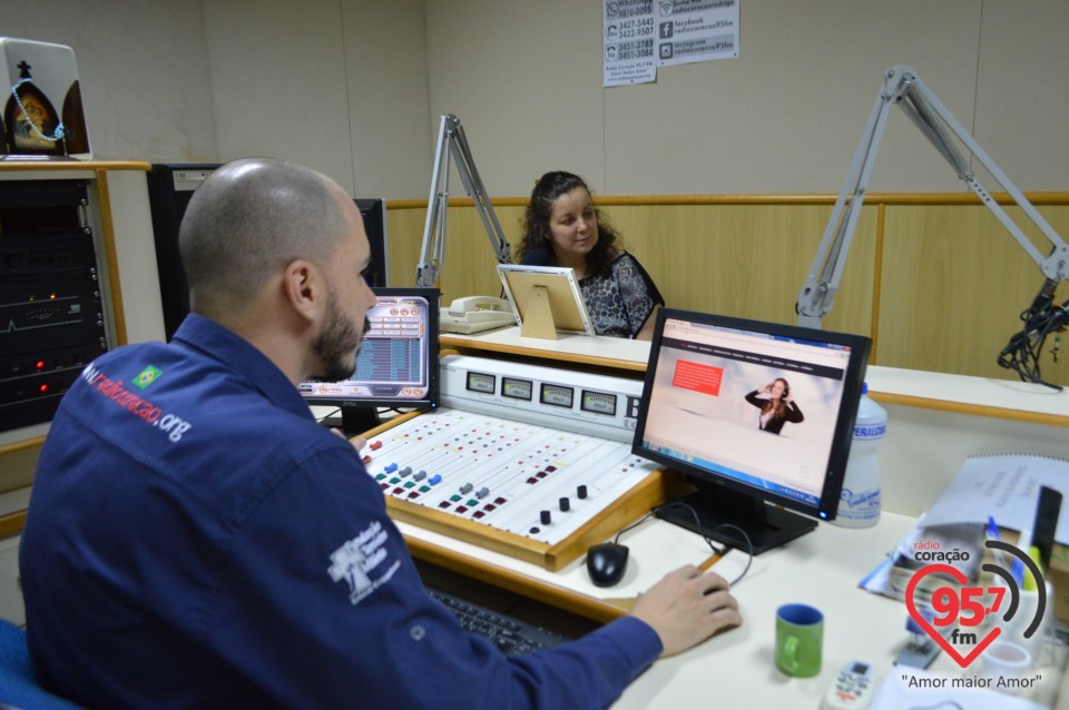 Rádio Coração recebe o prefeito Murilo Zauith