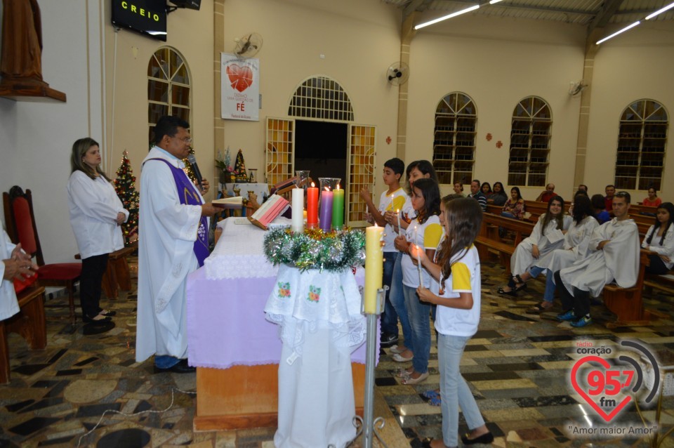 Primeira comunhão na Comunidade Santo Antônio