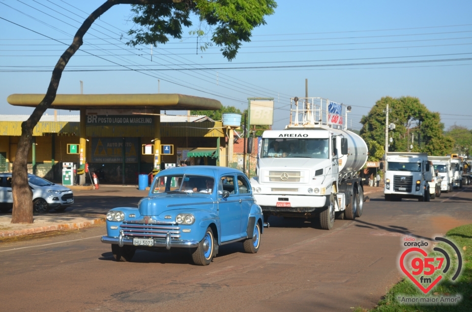 Carreata de São Cristóvão reúne mais de 2 mil veículos em Dourados