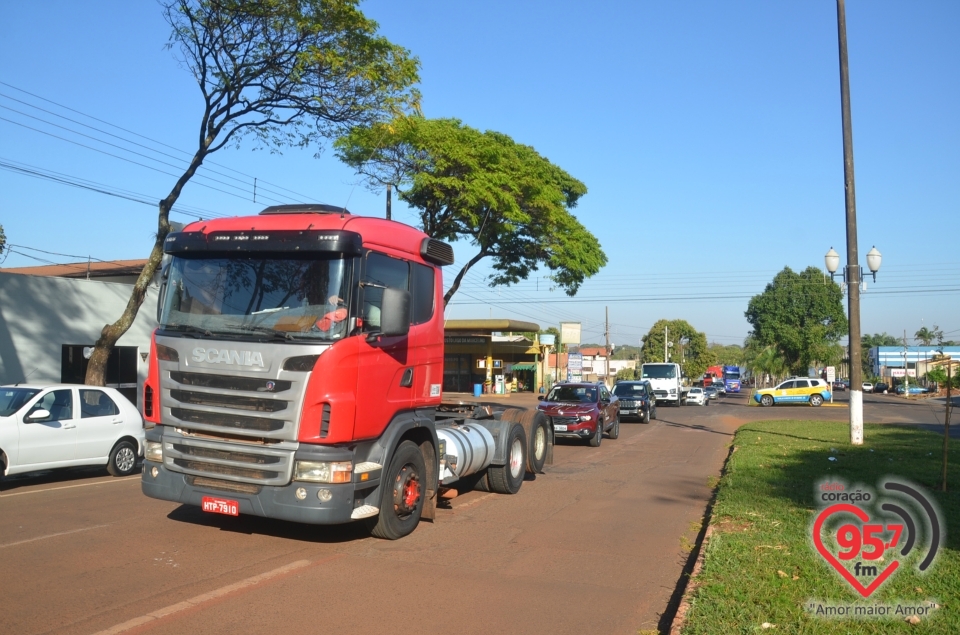 Carreata de São Cristóvão reúne mais de 2 mil veículos em Dourados