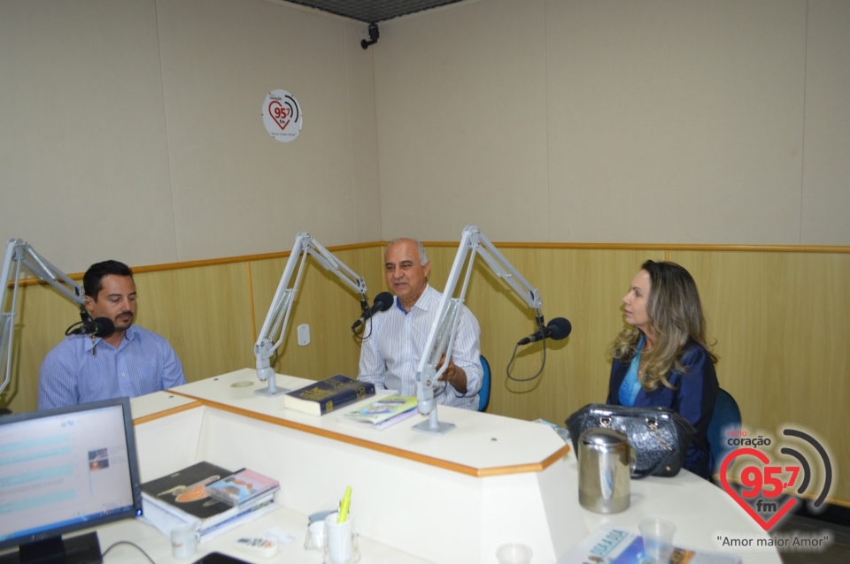 HG Dourado Empreendimentos visita Rádio Coração FM