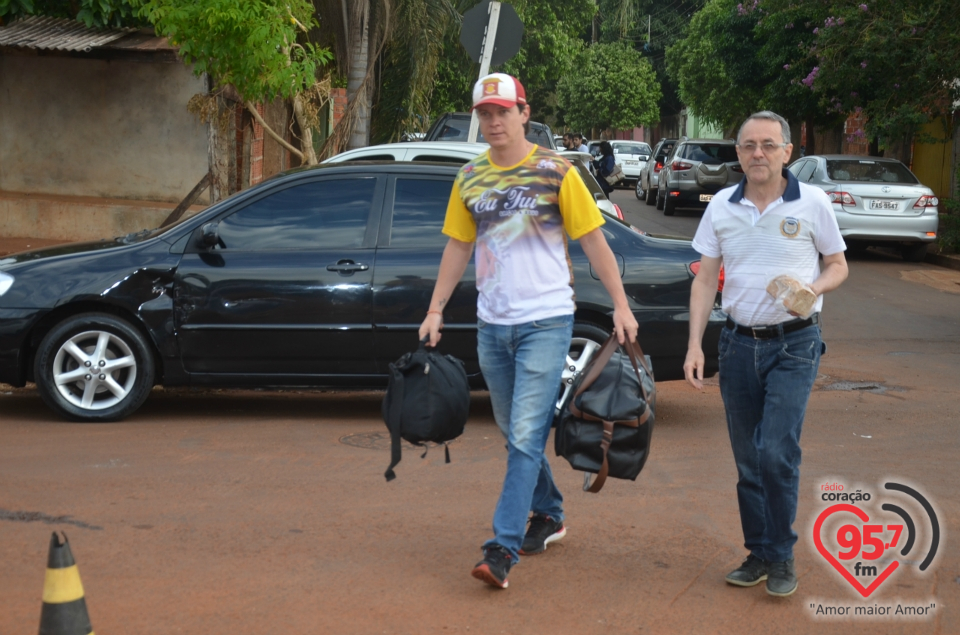 Embarque dos participantes do 27° Acampamento Sênior