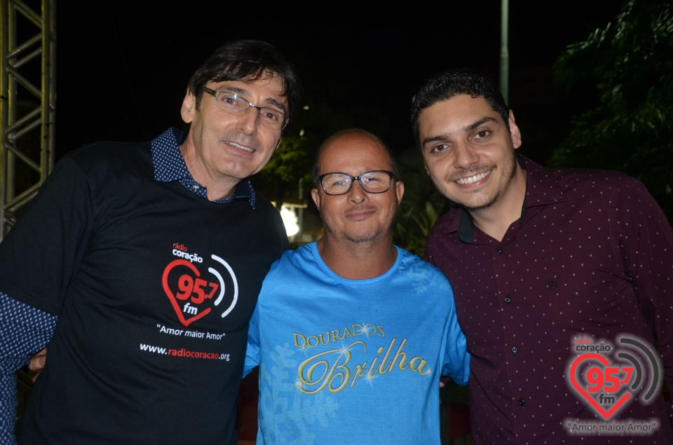 Show de Jorge Pai e Jorge Filho na praça Antônio João