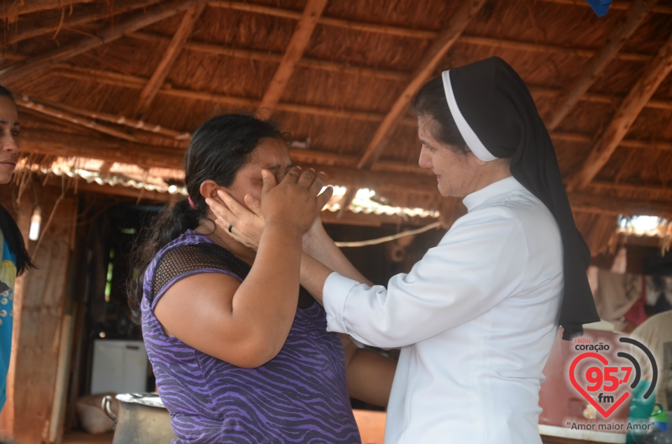 Irmã Claudete participa de Celebração da Vida e se despede dos irmãos indígenas