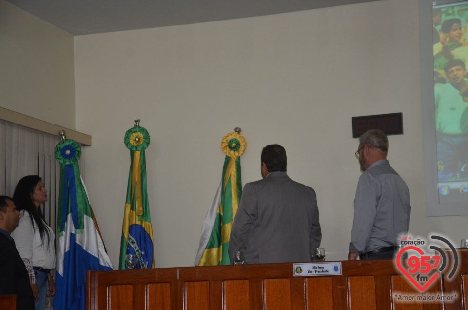 Sessão solene marca abertura dos trabalhos da câmara de Itaporã em 2017