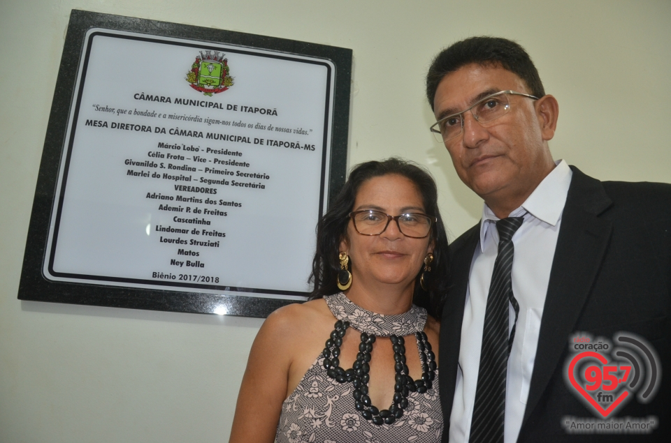 Sessão solene marca abertura dos trabalhos da câmara de Itaporã em 2017