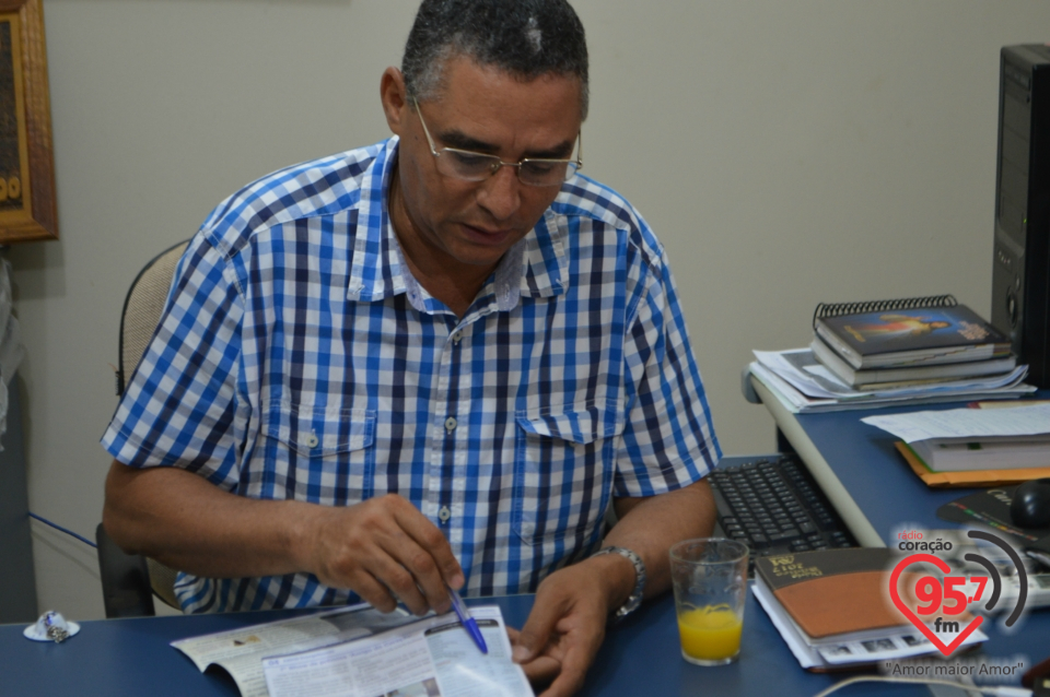 Vereador Pedro Pepa visita a Rádio Coração