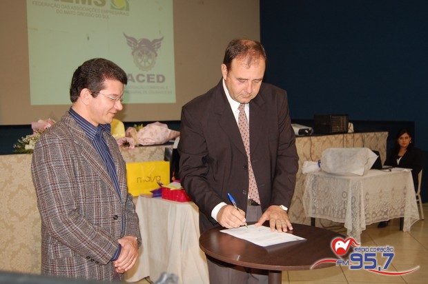 Posse do novo presidente da ACED Dourados Posse do novo presidente da ACED Dourados