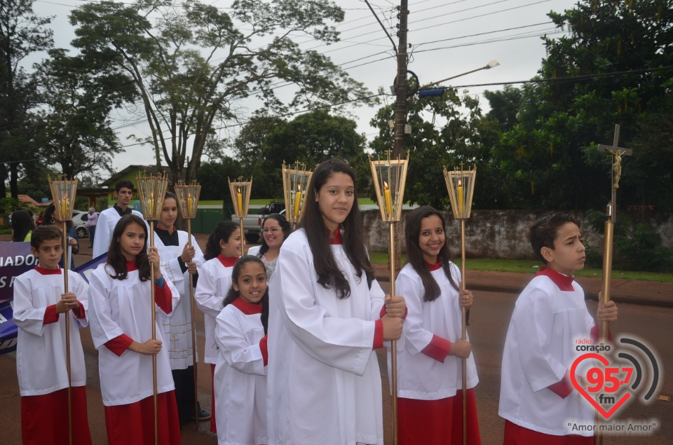 Missa da padroeira de Indápolis, Nossa Senhora Auxiliadora