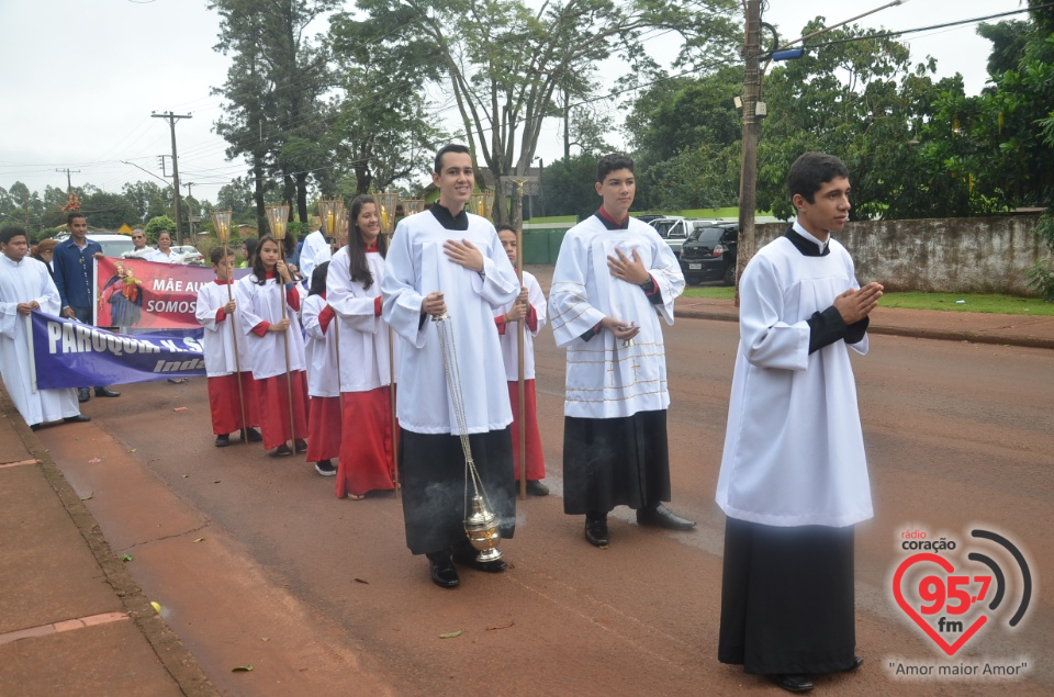 Missa da padroeira de Indápolis, Nossa Senhora Auxiliadora