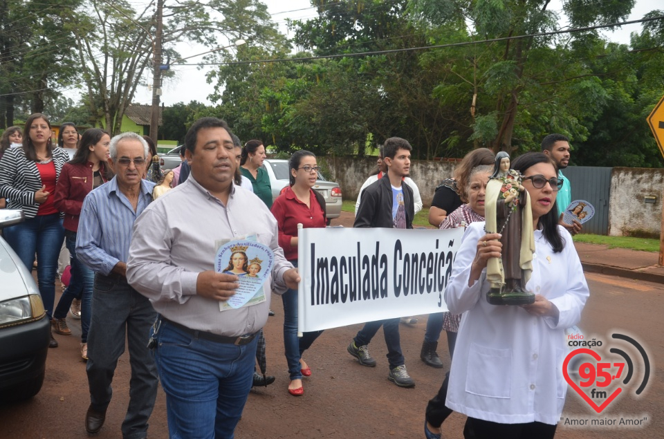 Missa da padroeira de Indápolis, Nossa Senhora Auxiliadora