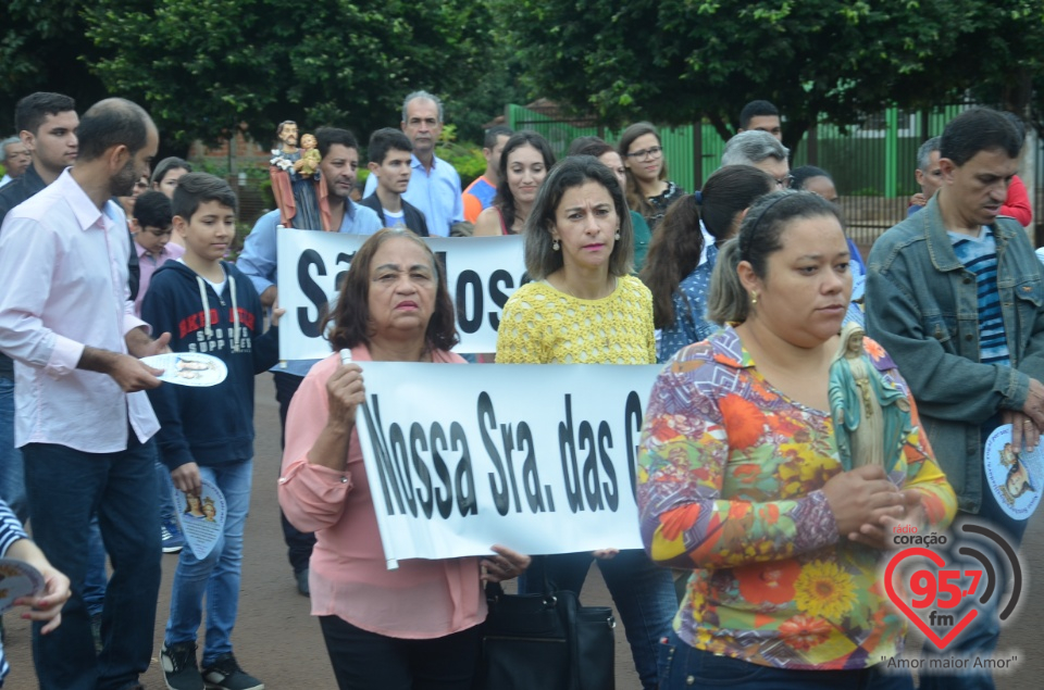 Missa da padroeira de Indápolis, Nossa Senhora Auxiliadora