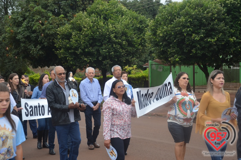 Missa da padroeira de Indápolis, Nossa Senhora Auxiliadora