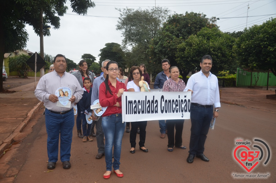 Missa da padroeira de Indápolis, Nossa Senhora Auxiliadora