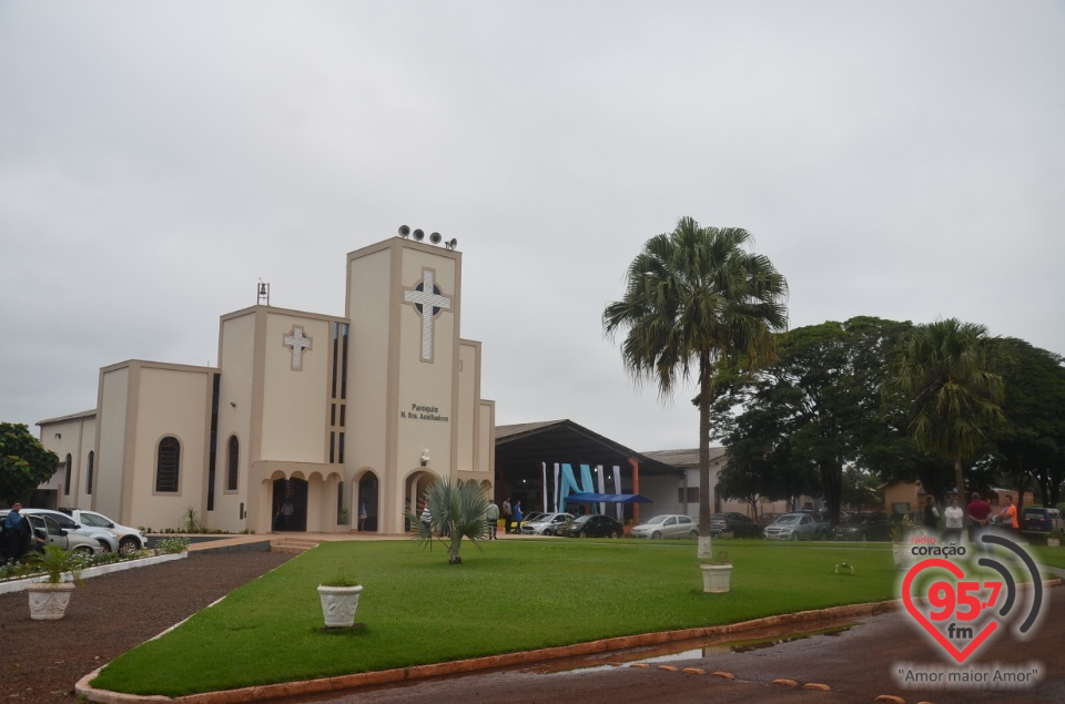 Missa da padroeira de Indápolis, Nossa Senhora Auxiliadora