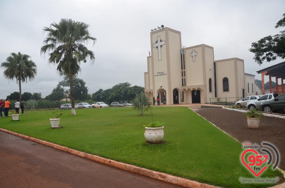 Missa da padroeira de Indápolis, Nossa Senhora Auxiliadora