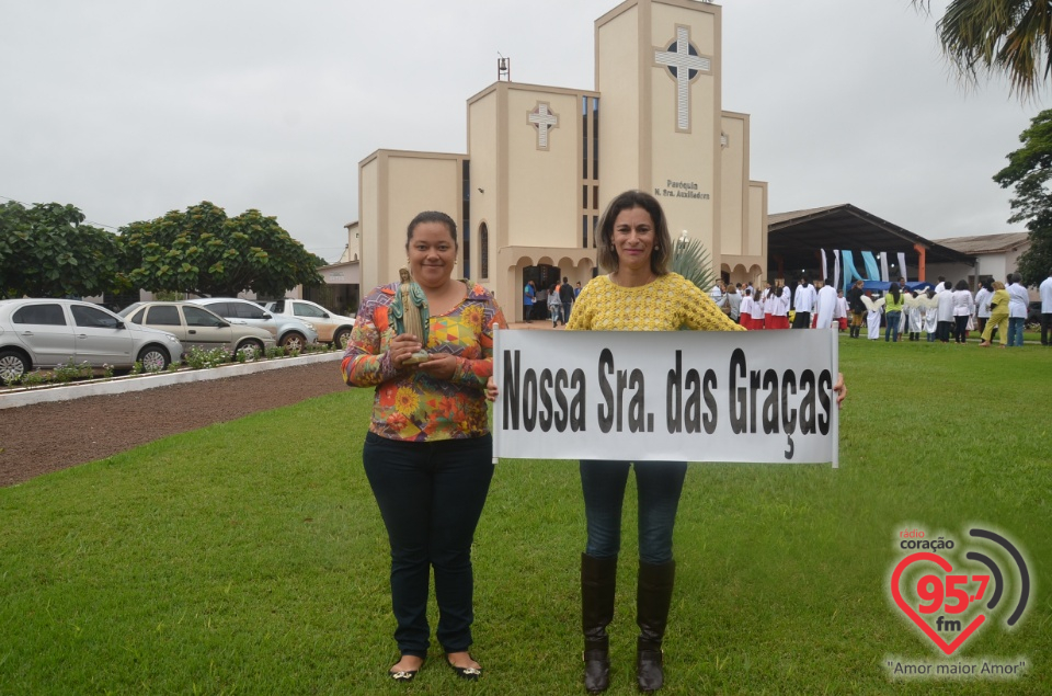 Missa da padroeira de Indápolis, Nossa Senhora Auxiliadora