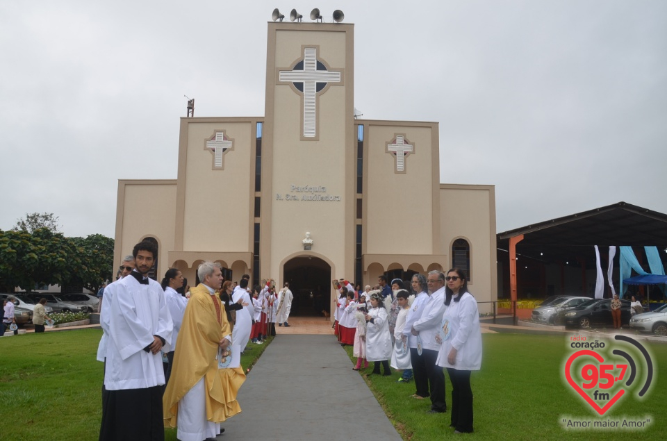 Missa da padroeira de Indápolis, Nossa Senhora Auxiliadora