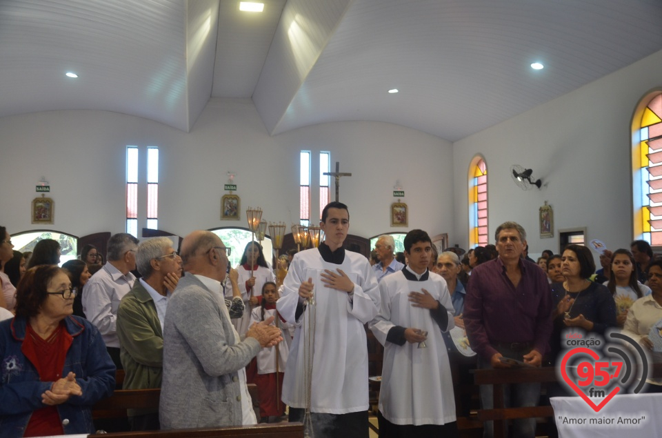 Missa da padroeira de Indápolis, Nossa Senhora Auxiliadora