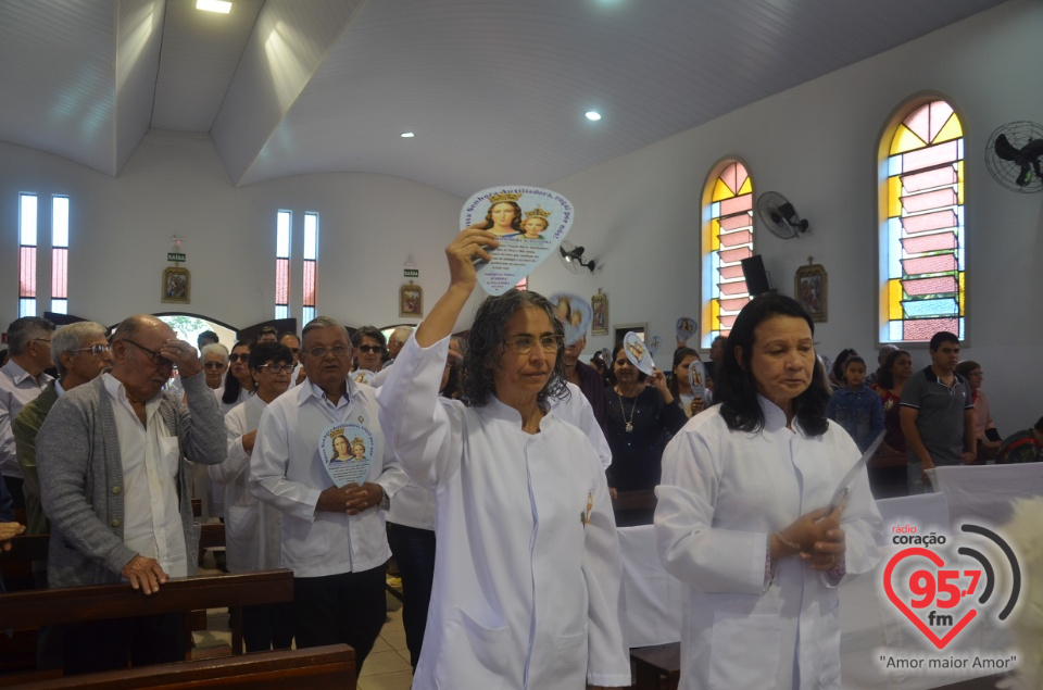 Missa da padroeira de Indápolis, Nossa Senhora Auxiliadora
