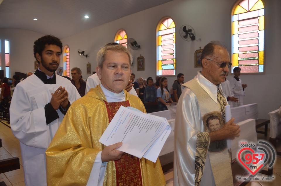 Missa da padroeira de Indápolis, Nossa Senhora Auxiliadora