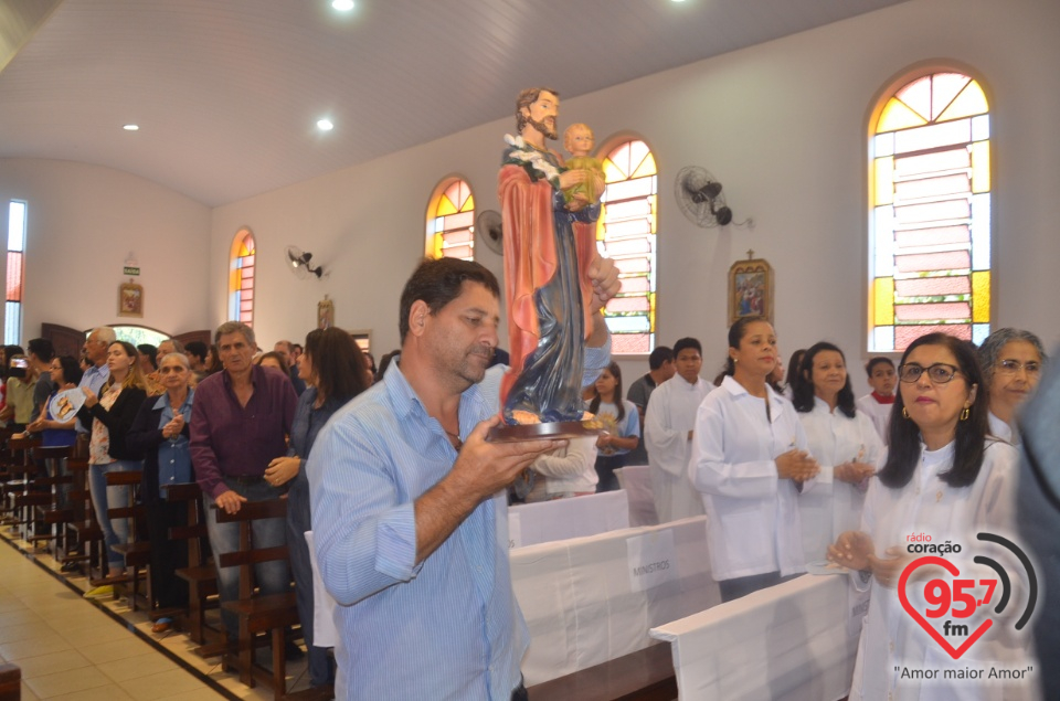 Missa da padroeira de Indápolis, Nossa Senhora Auxiliadora