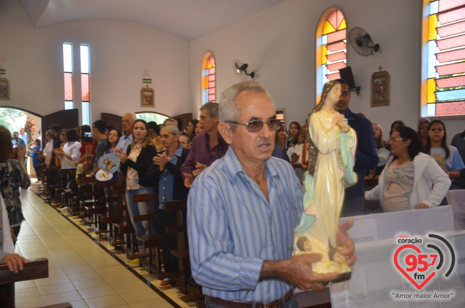 Missa da padroeira de Indápolis, Nossa Senhora Auxiliadora